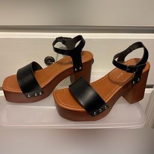 Madden Girl Wood Block heel